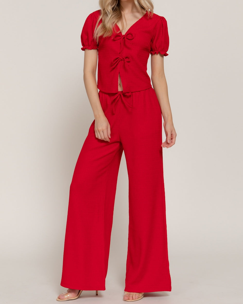 Lilly Tie Top and Pant Set