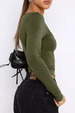 Sweetheart Neck Crop Tee *Multiple Color Options*