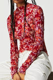 Floral Print Long Sleeve Top *Multiple Color Options*