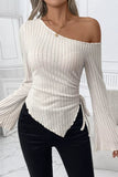 Ribbed Asymmetrical Hem Top *Multiple Color Options*