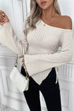 Ribbed Asymmetrical Hem Top *Multiple Color Options*