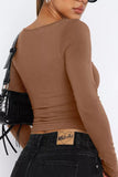 Sweetheart Neck Crop Tee *Multiple Color Options*