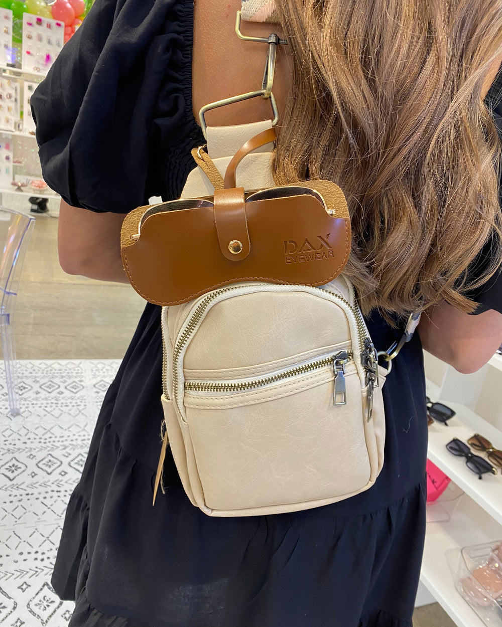 Sunglasses Clutch In Beige