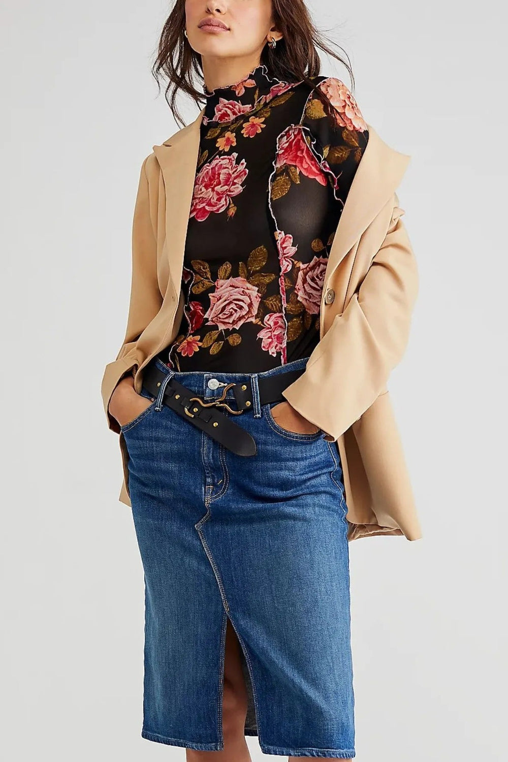 Floral Print Long Sleeve Top *Multiple Color Options*
