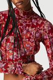 Floral Print Long Sleeve Top *Multiple Color Options*