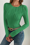 Textured Round Neck Top *Multiple Color Options*