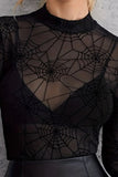 Spider Web Print Layering Top *Multiple Color Options*