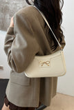 Bow Trim Shoulder Bag *Multiple Color Options*