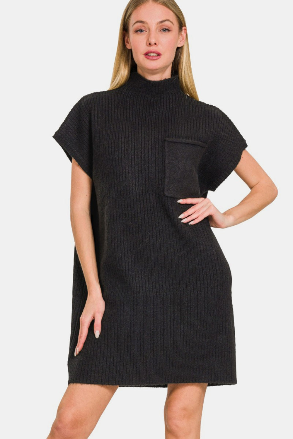 Short Sleeve Sweater Mini Dress – Sis and Me Boutique