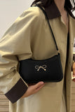 Bow Trim Shoulder Bag *Multiple Color Options*