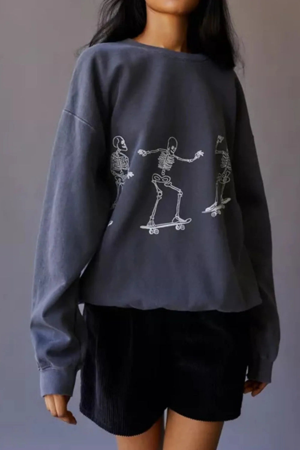 Skeleton Oversized Sweatshirt *Multiple Color Options*