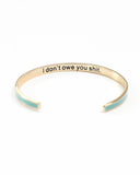 Girl Gang Bangle Bracelets With Sassy Sayings