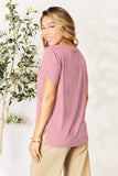 Round Neck Short Sleeve Tee *Multiple Color Options*