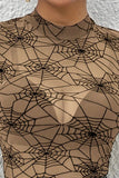 Spider Web Print Layering Top *Multiple Color Options*