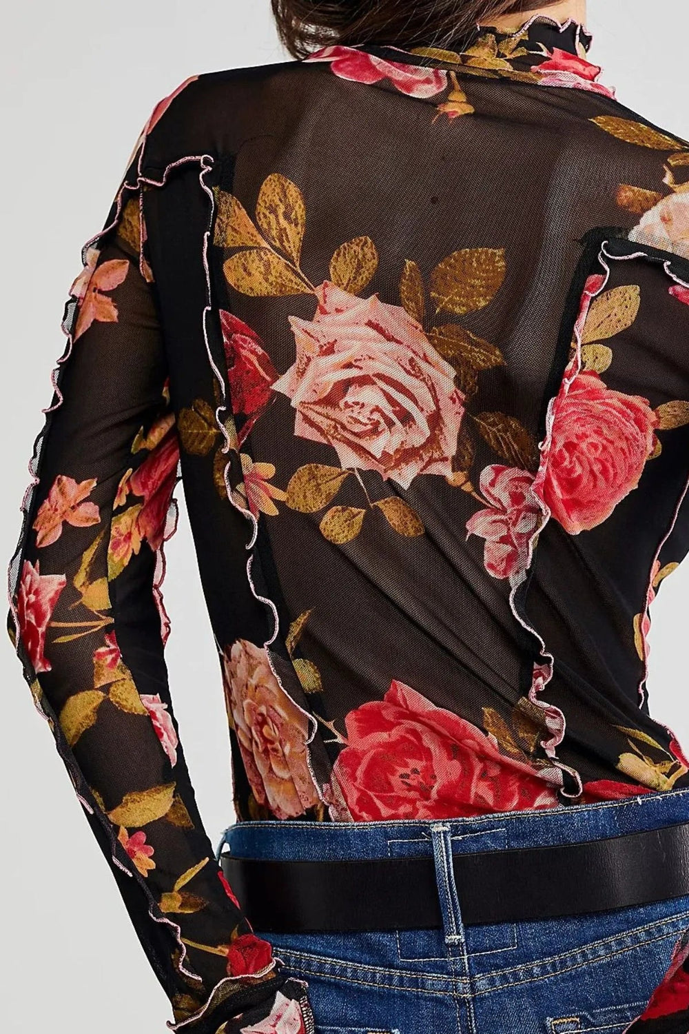 Floral Print Long Sleeve Top *Multiple Color Options*