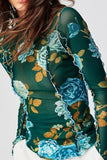 Floral Print Long Sleeve Top *Multiple Color Options*