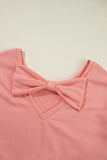 Bow Round Neck Sweatshirt *Multiple Color Options*