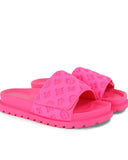 Louie Lounge Slides In Bubble Gum Pink