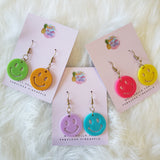 Don't Worry, Be Happy Mismatched Earrings