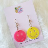 Don't Worry, Be Happy Mismatched Earrings