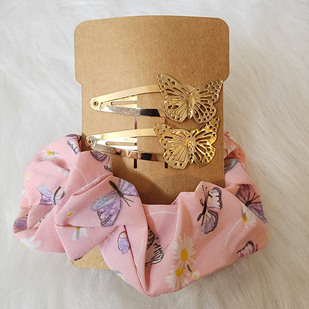 Luna Scrunchie And Clip Bundle