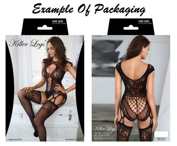 Lovin' You All Night Eyelash Lace 2 Piece Body Stocking