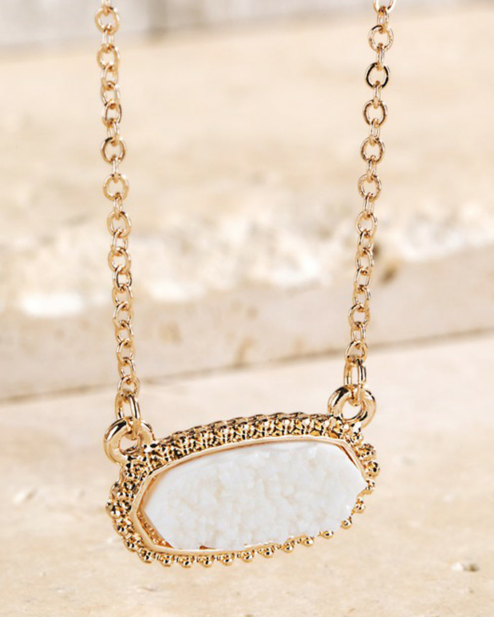 Drusy About You Necklace