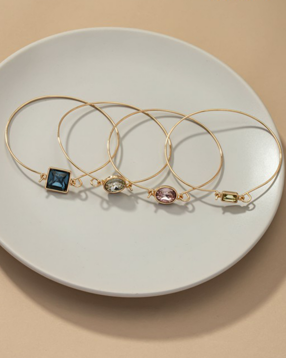 Jeweled Quartet Bangles