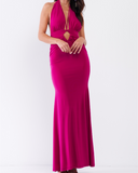 The Joslynn Maxi Halter Dress