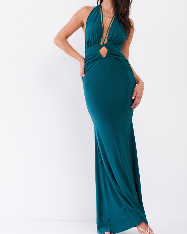 The Joslynn Maxi Halter Dress