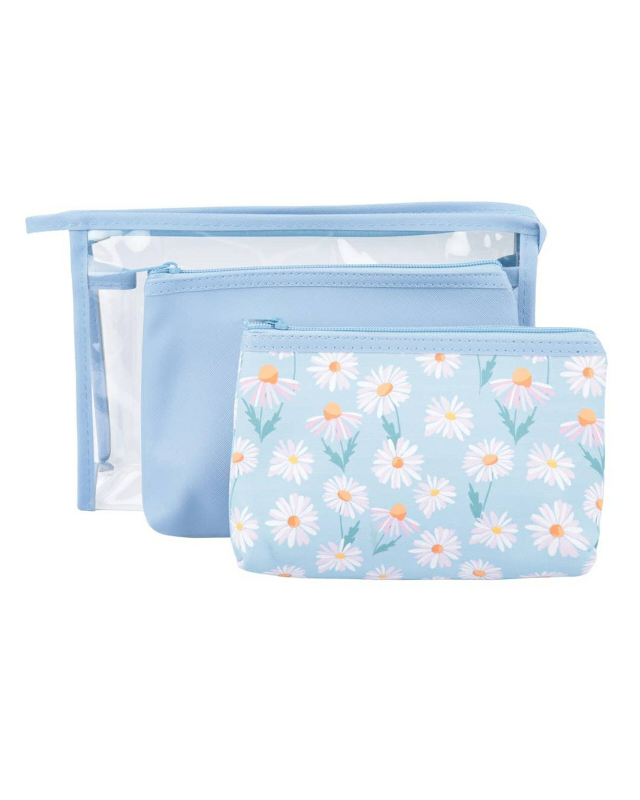 Daisy Fields 3 Piece Cosmetic Bags