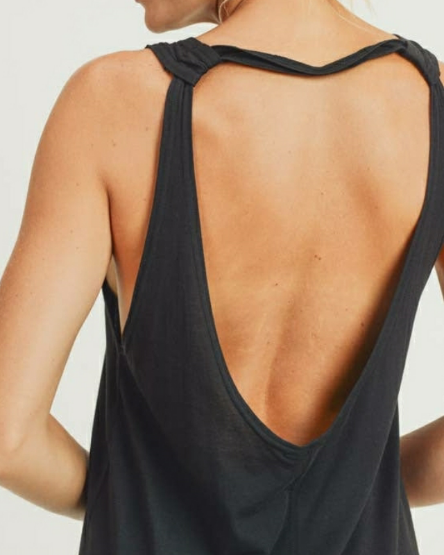 Open Back Longline Tank Top