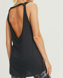 Open Back Longline Tank Top