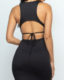 Kiki Cut Out Back Tank Dress