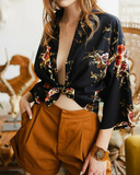 Lush Rose Shirt Kimono