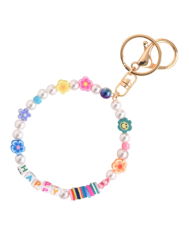 Happiness Is For You Keychain Bracelet